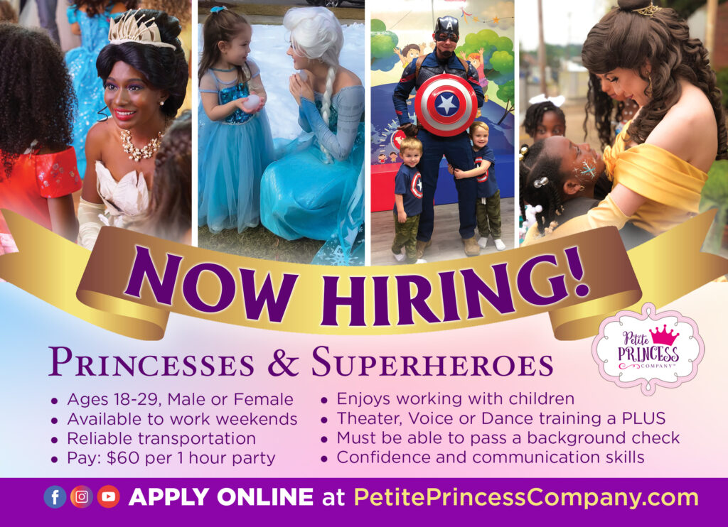 NOW HIRING Petite Princess Company